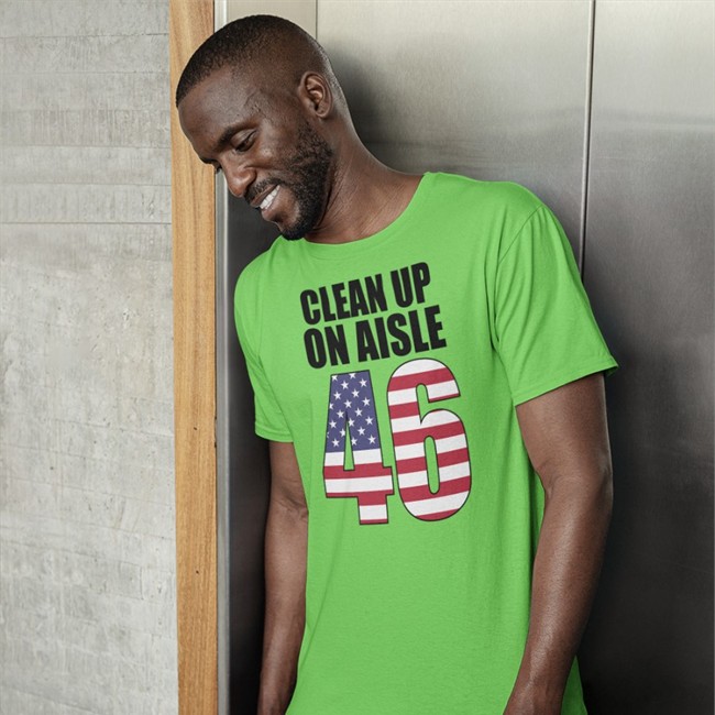 Clean Up On Aisle 46 Falg American Sweatshirt RepublicanAZCPA