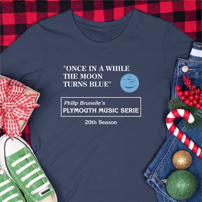 Evansfiles Once In A While The Moon Turns Blue Philip Brunelle's Plymouth Music Series 20Th Season Shirt Best Of Evan Peters