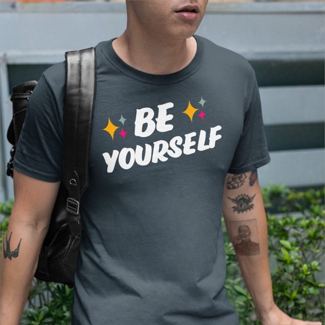 The Onion Be Yourself Shirts Child Not Quite Confident Enough To Pull Off Be Yourself