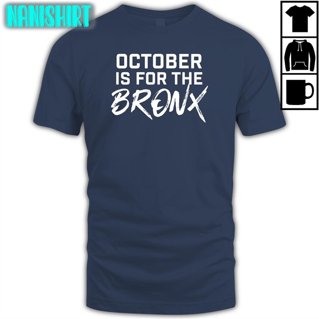 Barstool Sports The Short Porch October Is For The Bronx Tee