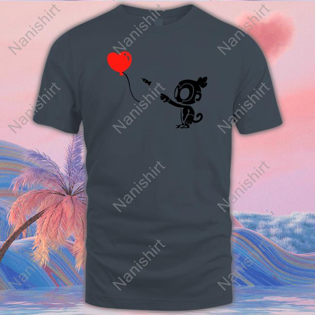 Ninja Kiwi Store Monkey With Bloon Shirt Sweatshirts