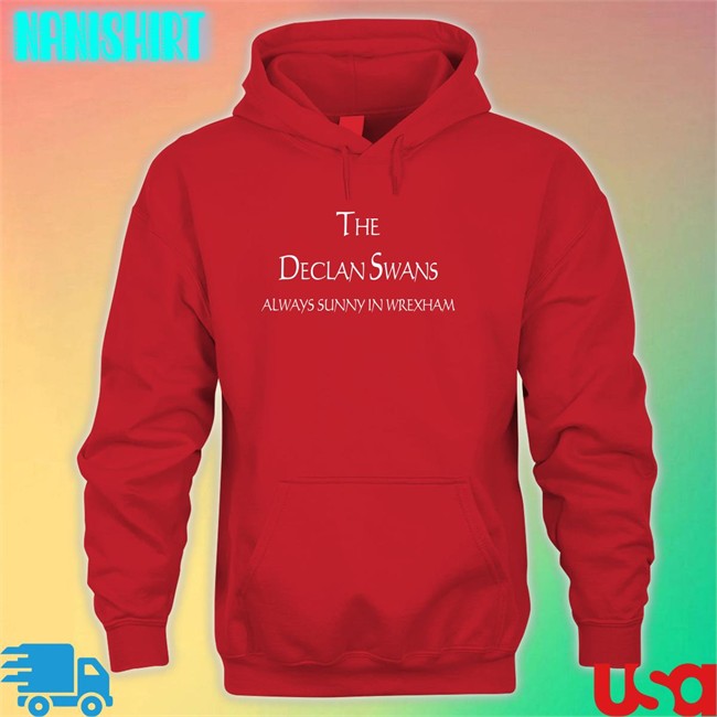 Fanbace Merch The Declan Swans Always Sunny In Wrexham Long Sleeve Tee Michael Hett