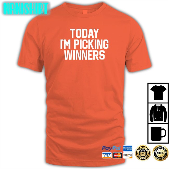 Barstool Sports Today I'm Picking Winners Hooded Sweatshirt Black
