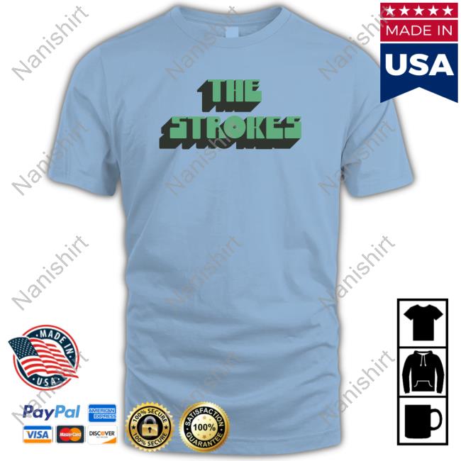 The Strokes Merch The Strokes Vintage Text Shirt Hat