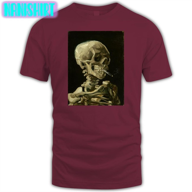 Vincent Van Gogh Paint This Skeleton Smoking A Cigarette In 1886 Shirt The Cultural Tutor