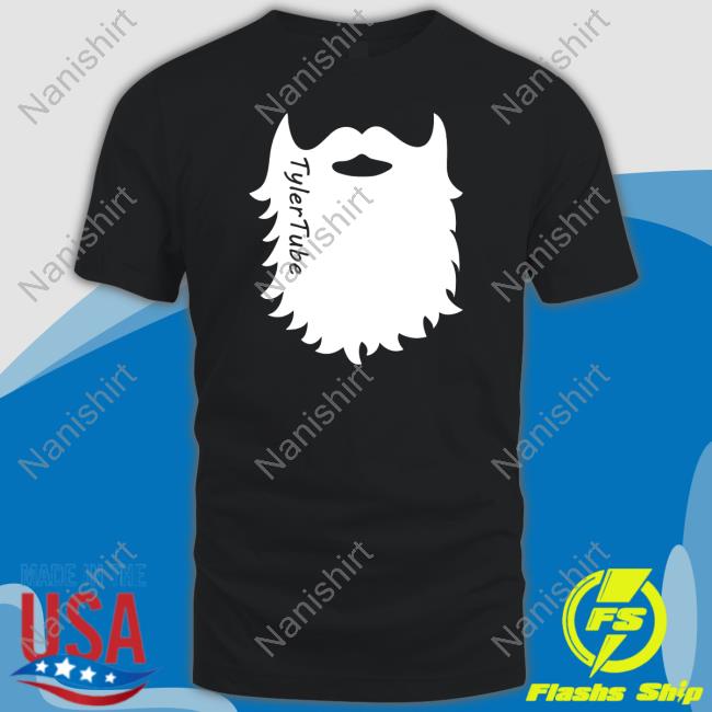 Tylertube Merch Tylertube Beard Tee Bunkerbranding