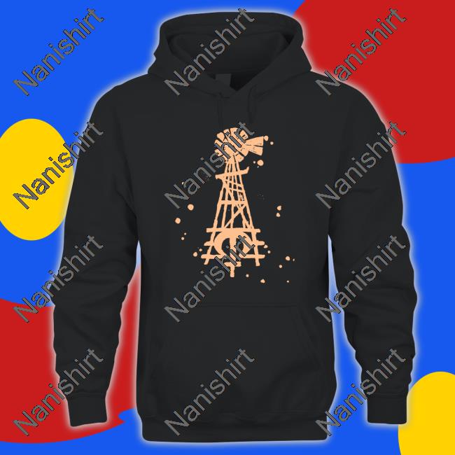 Windmill Logo Charcoal Shirt Black